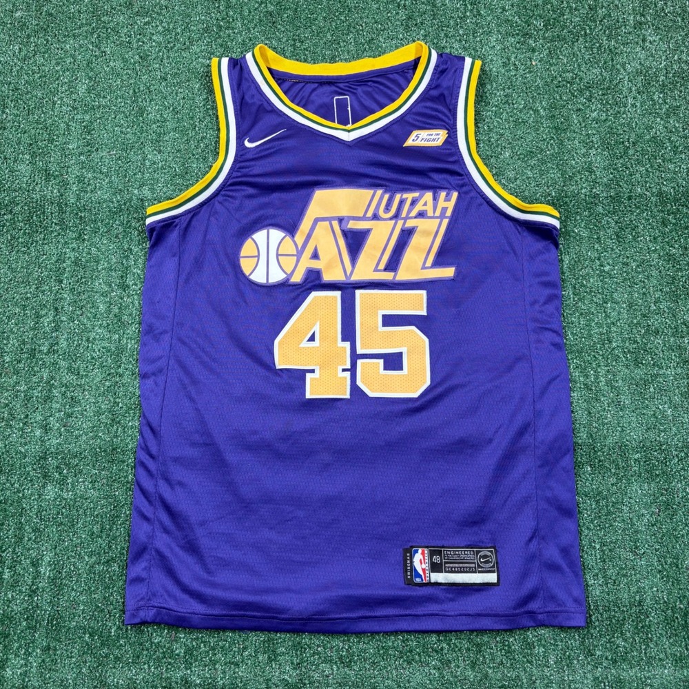 Nike Utah Jazz Donovan Mitchell 45 Basketball Jersey